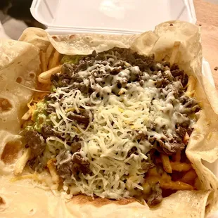 Carne asada fries....yum! 5/5