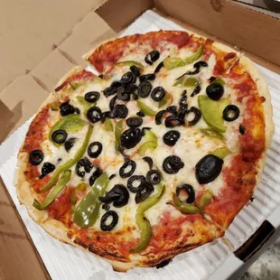 a pizza in a box