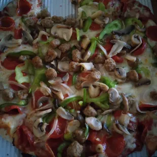 All The Way pizza