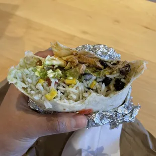 A pretty good, fresh burrito!