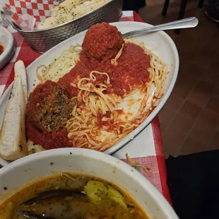 Let's talk "Balls"!! With again, perfect Pasta!