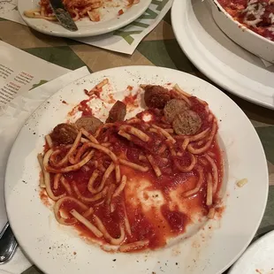 Spaghetti with sausage