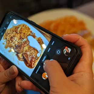 The camera always eats first