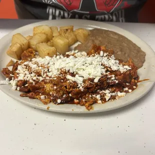 Chilaquiles guajillo