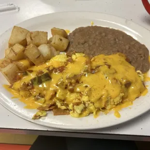 Migas Rancheras Breakfast Plate