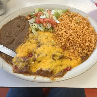 Enchiladas Rancheras Plate