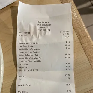 Our bill