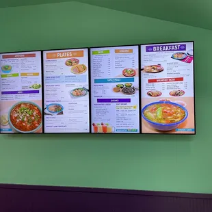 menus