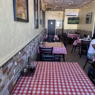 New York feeling sitting are right out of Little Italy