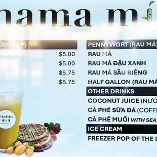Menu as of 10/9/2024 part 2/2