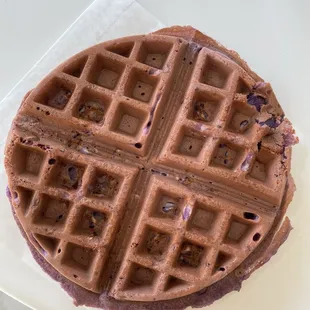 Taro Mochi Waffles (TikTok: @justandyvu)