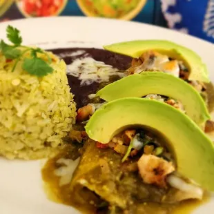 Enchiladas de Aguacate