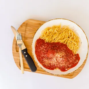 spaghetti with meat balls
