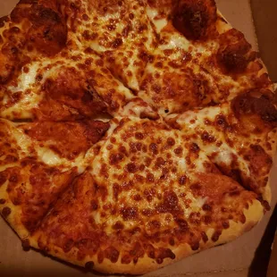 a pizza in a box