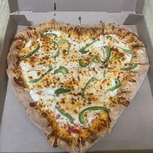 Heart pizza month