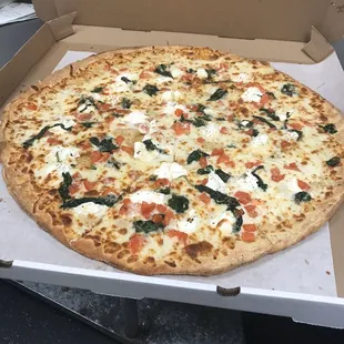a pizza in a box
