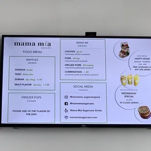 Updated menu: they&apos;ve added bánh mì!!