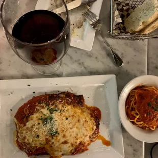 Chicken Parmigiana Dinner