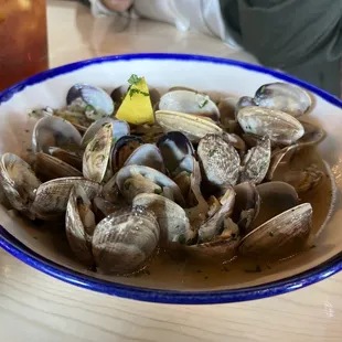 Clams were the perfect appetizer...