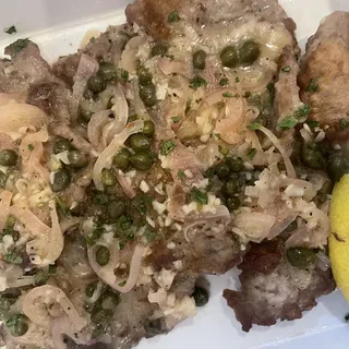 Veal Scallopine Piccata Dinner