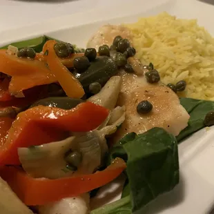 Calamari steak entree