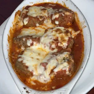 Baked meatballs