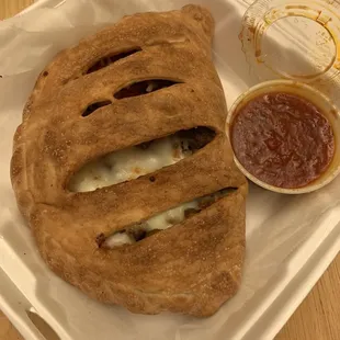 All Meat Calzone