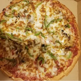 a pizza in a box