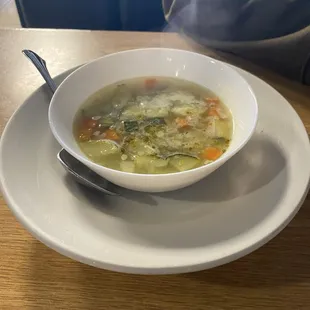 Minestrone soup