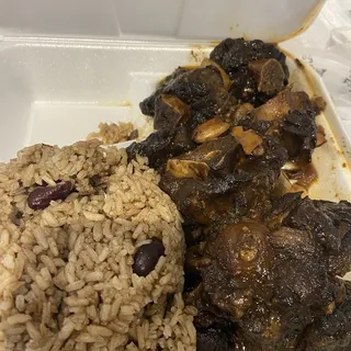 Oxtail with Rice & Peas