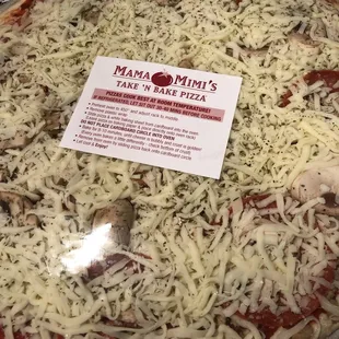 Unbaked  Sopranos Supremo Pizza