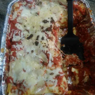 Meatball lasagna