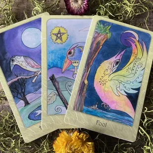 Check out our variety of tarot and oracle cards!