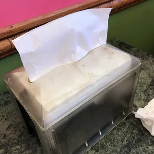 Napkin holder is nasty