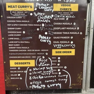 Menu price updates March 2024
