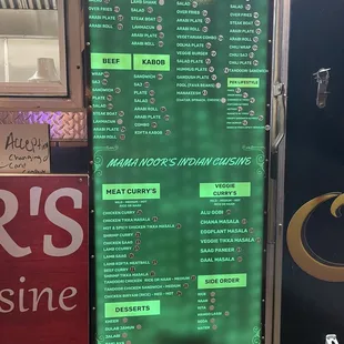 One menu