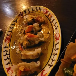 Delicious dumpling appetizer