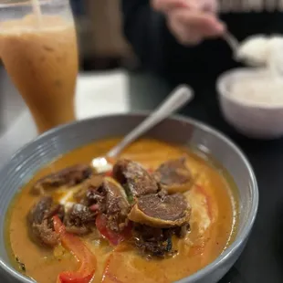 D2 Crispy Duck Panang Curry