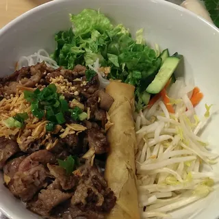 Grilled Pork & Spring Roll