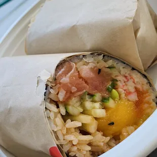 Poke burrito