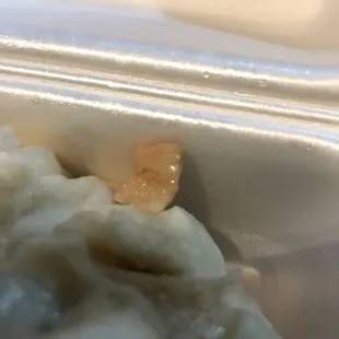 First of the many pieces of fat.