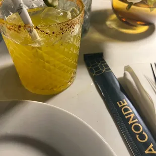 Mango margarita was good