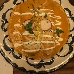 Enchiladas De Camaron