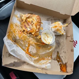 Small Buffalo Chicken Stromboli