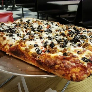pizza, food