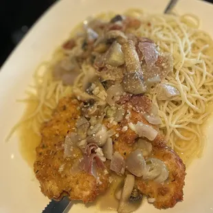 Parmesan crusted chicken, delicious!