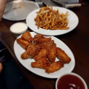 Wings and Fries