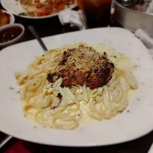 Fettucini with chicken