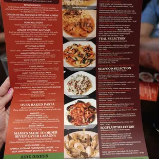 the menu