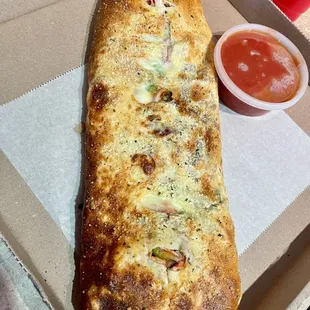 Large Stromboli to go.